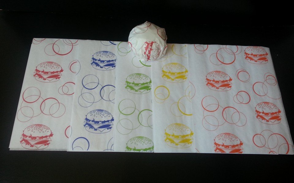 Printed Burger Wraps
